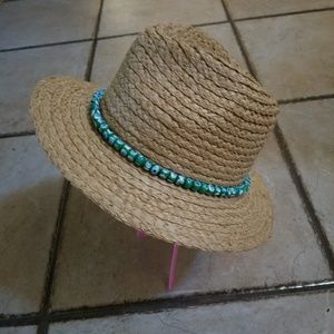 Straw fedora from Chico's